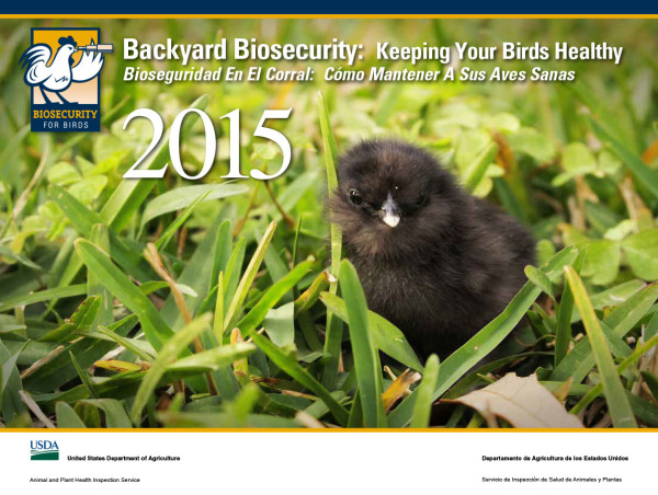 Biosecurity for Birds calendar 2015