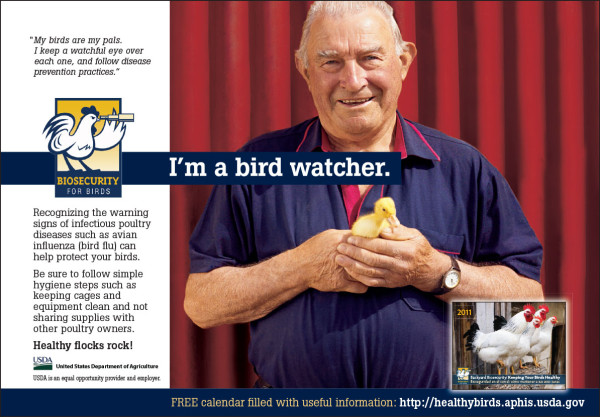 Biosecurity for Birds half page ad